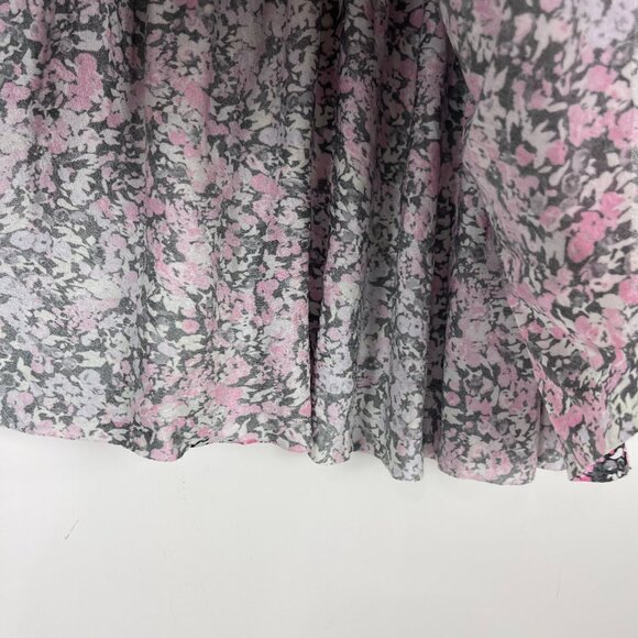 Isabel Marant Floral Ruffle Mini Skirt Women’s Size 40 Handkerchief Hem Designer - Picture 7 of 9